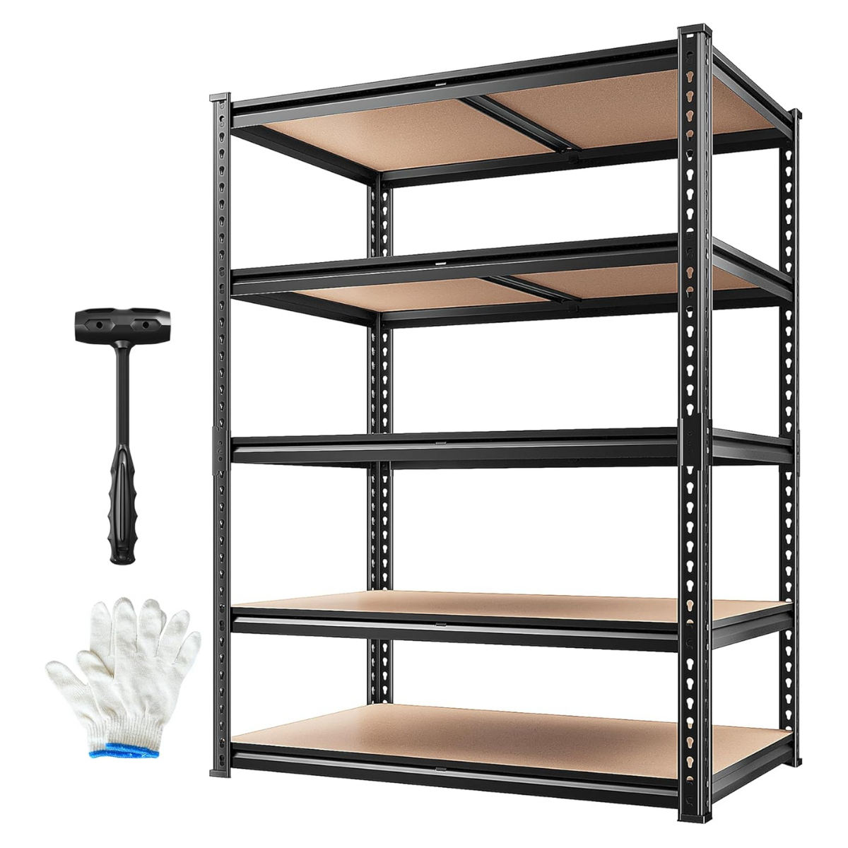 Estante Metálica Ajustável de 5 Níveis com Capacidade de 915 kg – FlexiRack™