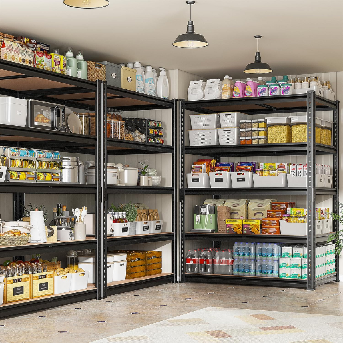 Estante Metálica Ajustável de 5 Níveis com Capacidade de 915 kg – FlexiRack™