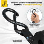 Kit 15pc de Cintas de Amarração com Catraca de 5m e Força de Ruptura de 1000kg – CargoClinch™