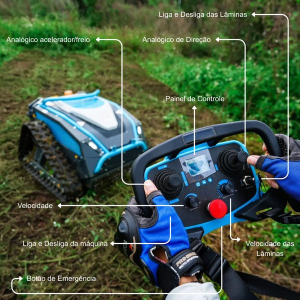 Cortador de Grama Robótico 100% Elétrico - Fortrak Power